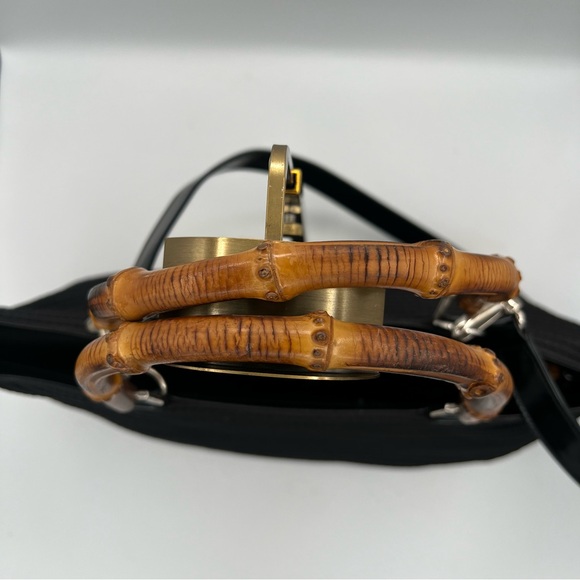 Gucci Bamboo Tote with crossbody strap - Picture 5 of 9